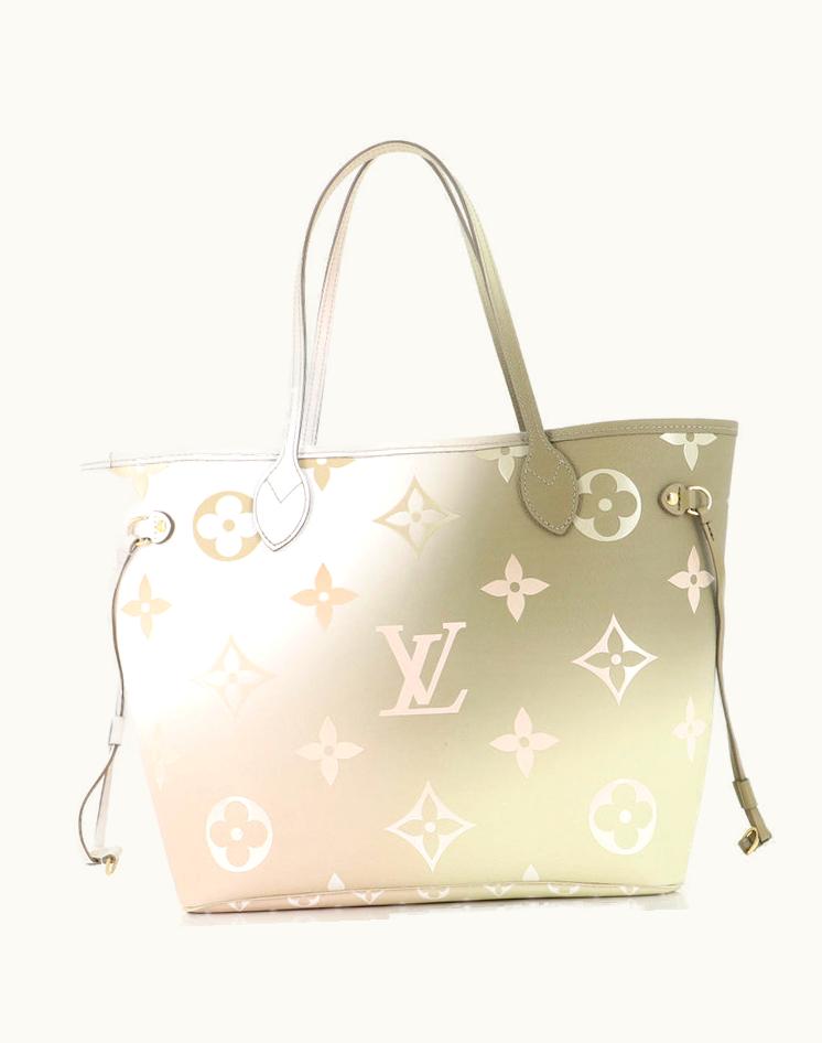 Louis Vuitton Louis Vuitton Neverfull NM Tote Spring In The City Monogram Giant Canvas MM Neutral Beige