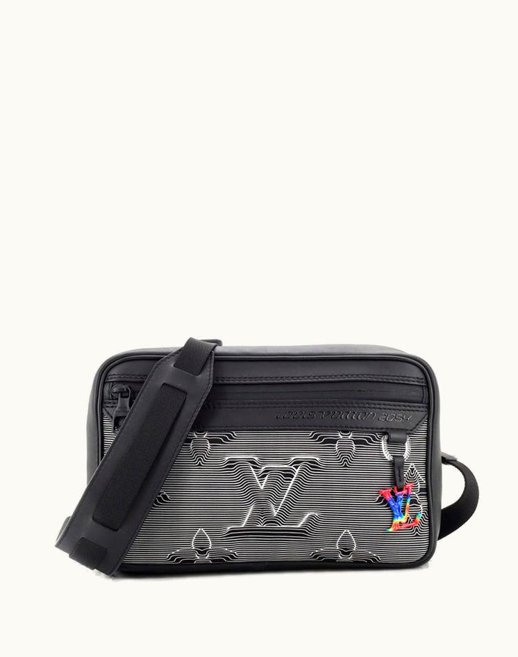 Louis Vuitton Louis Vuitton Expandable Messenger Bag Limited Edition 2054 Monogram Textile Black