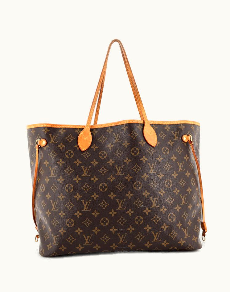 Louis Vuitton Louis Vuitton Neverfull NM Tote Monogram Canvas GM Brown Gold
