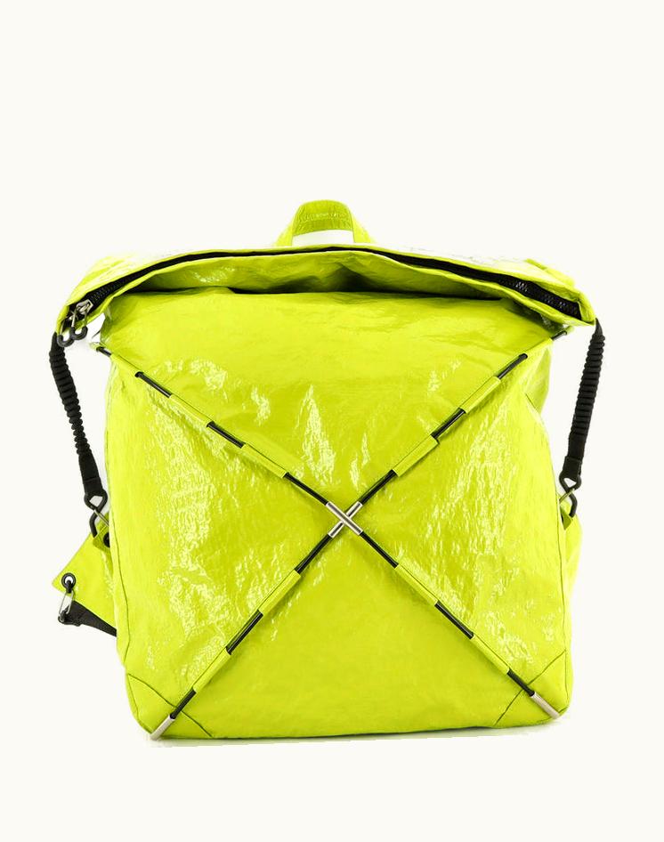 Bottega Veneta Bottega Veneta Tent Truck Backpack Nylon Green Silver