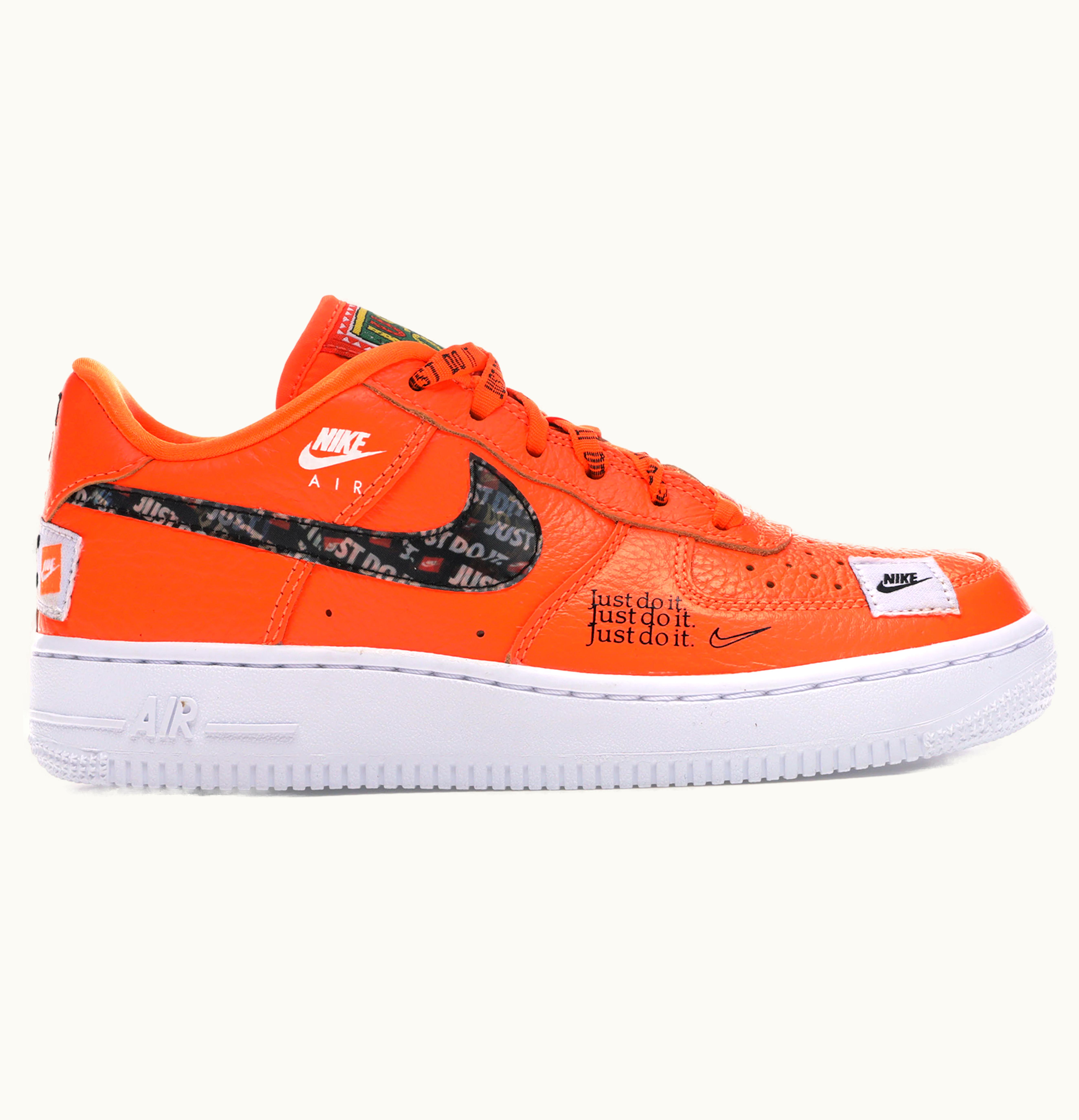 Nike Nike Air Force 1 Low Just Do It Pack Orange GS