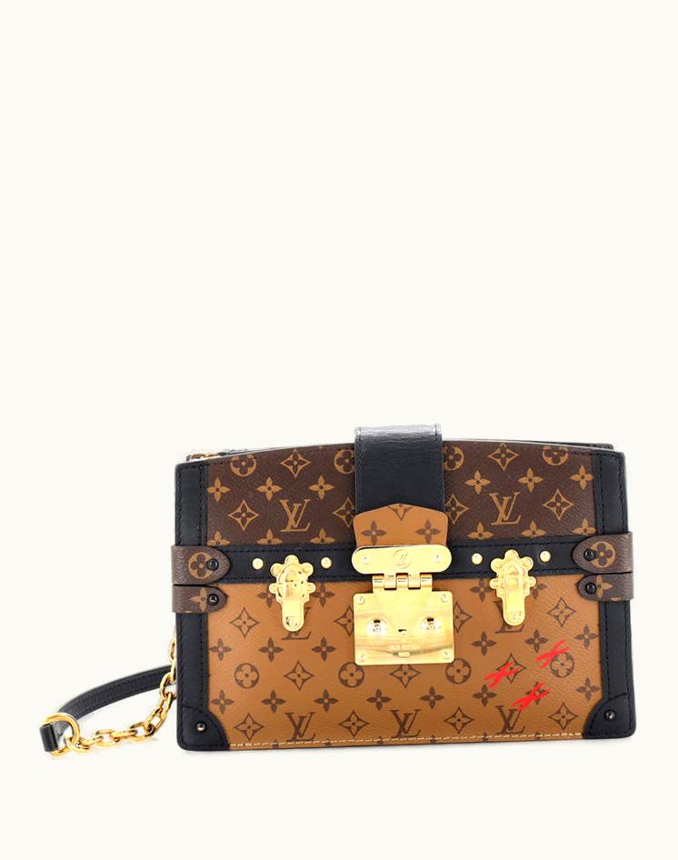 Louis Vuitton Louis Vuitton Trunk Clutch Reverse Monogram Canvas