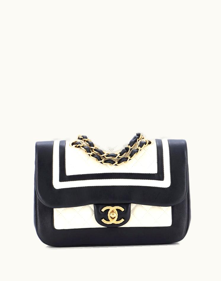 Chanel Chanel Paris-Cosmopolite Textured CC Flap Bag Quilted Leather Small