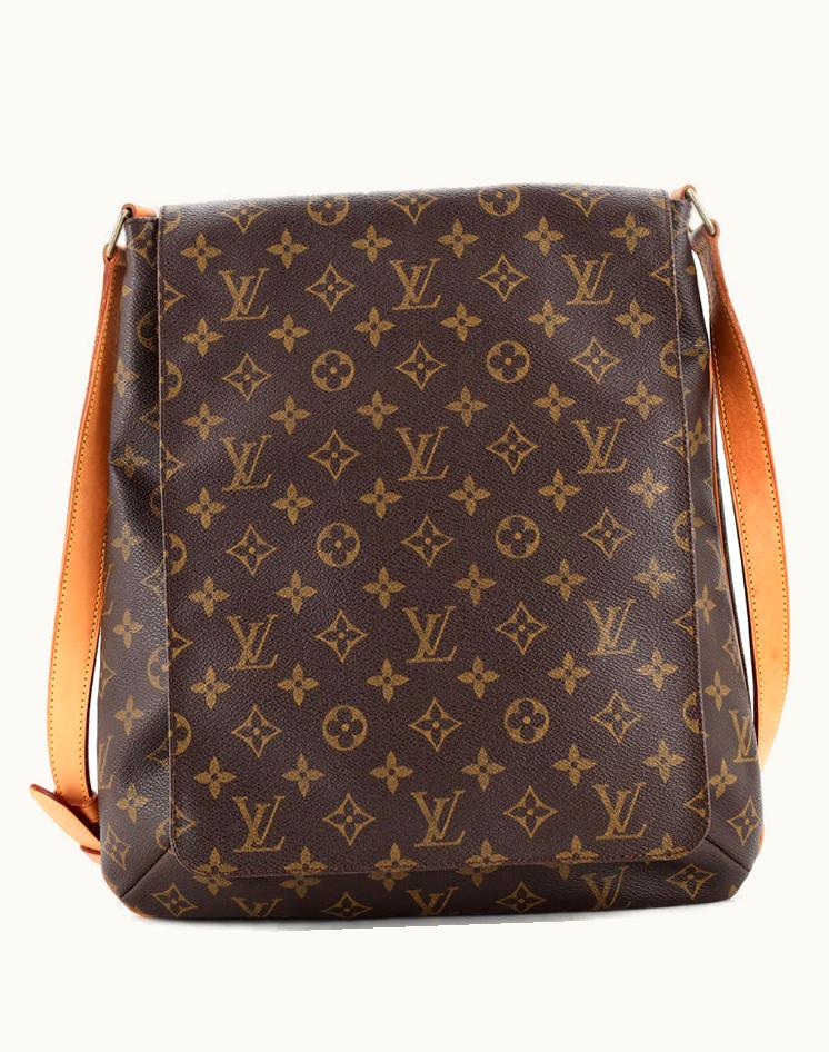 Louis Vuitton Louis Vuitton Musette Salsa Handbag Monogram Canvas GM Coated Canvas Brown