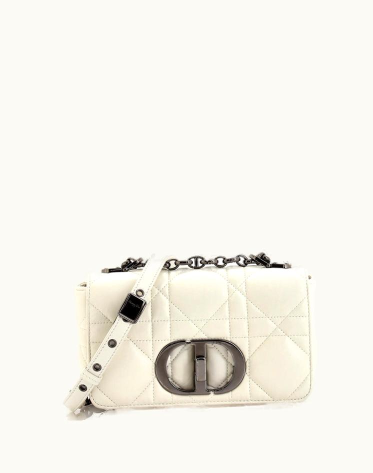 Dior Dior Caro Bag Padded Macrocannage Quilt Calfskin Small
