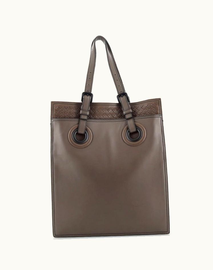 Bottega Veneta Bottega Veneta Oculus Tote Leather With Intrecciato Detail