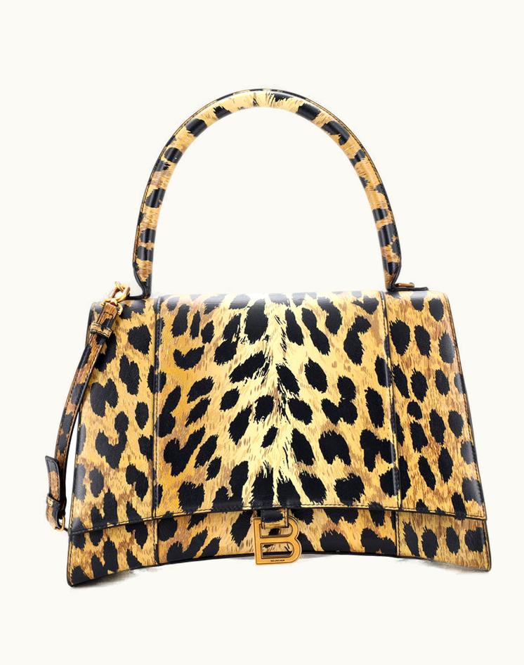 Balenciaga Balenciaga Hourglass Top Handle Bag Printed Leather Medium