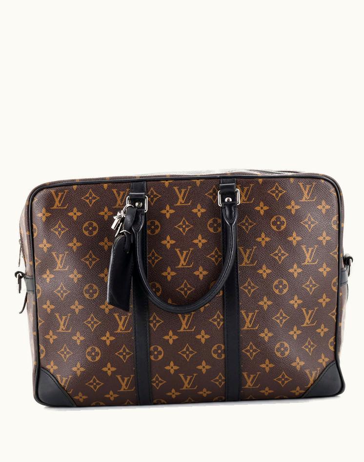 Louis Vuitton Louis Vuitton Porte-Documents Voyage Briefcase Macassar Monogram Canvas GM