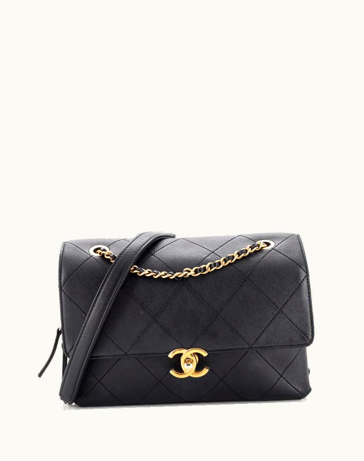 Chanel Chanel Sleek And Chic Flap Bag Quilted Lambskin Small