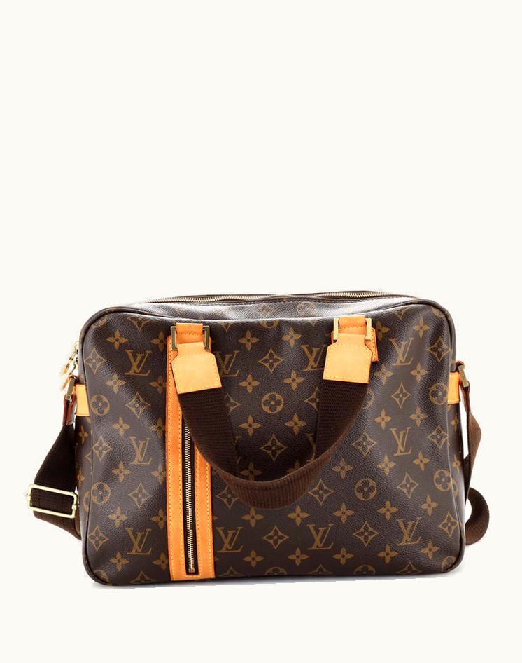 Louis Vuitton Louis Vuitton Sac Bosphore Handbag Monogram Canvas Coated Canvas Brown Gold