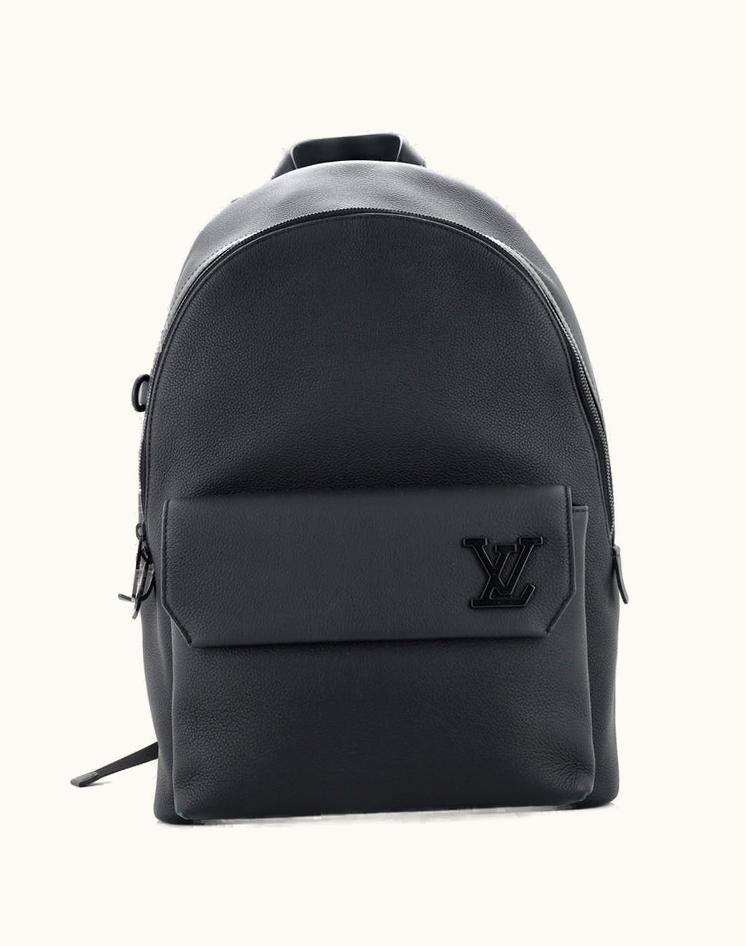 Louis Vuitton Louis Vuitton Aerogram Takeoff Backpack Leather Black