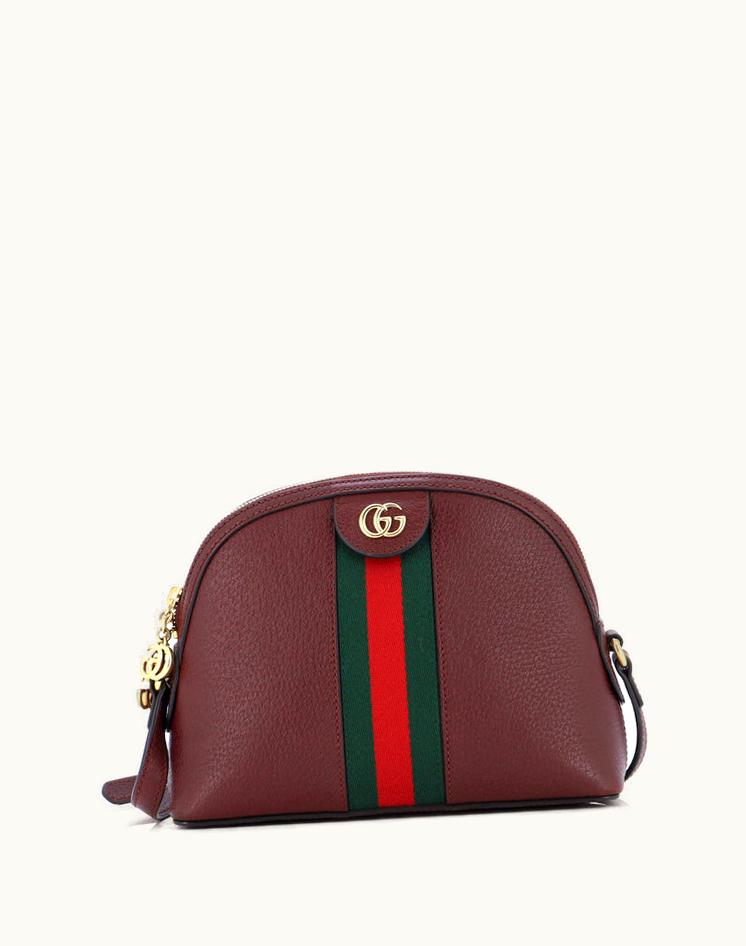 Gucci Gucci Ophidia Dome Shoulder Bag Leather Small