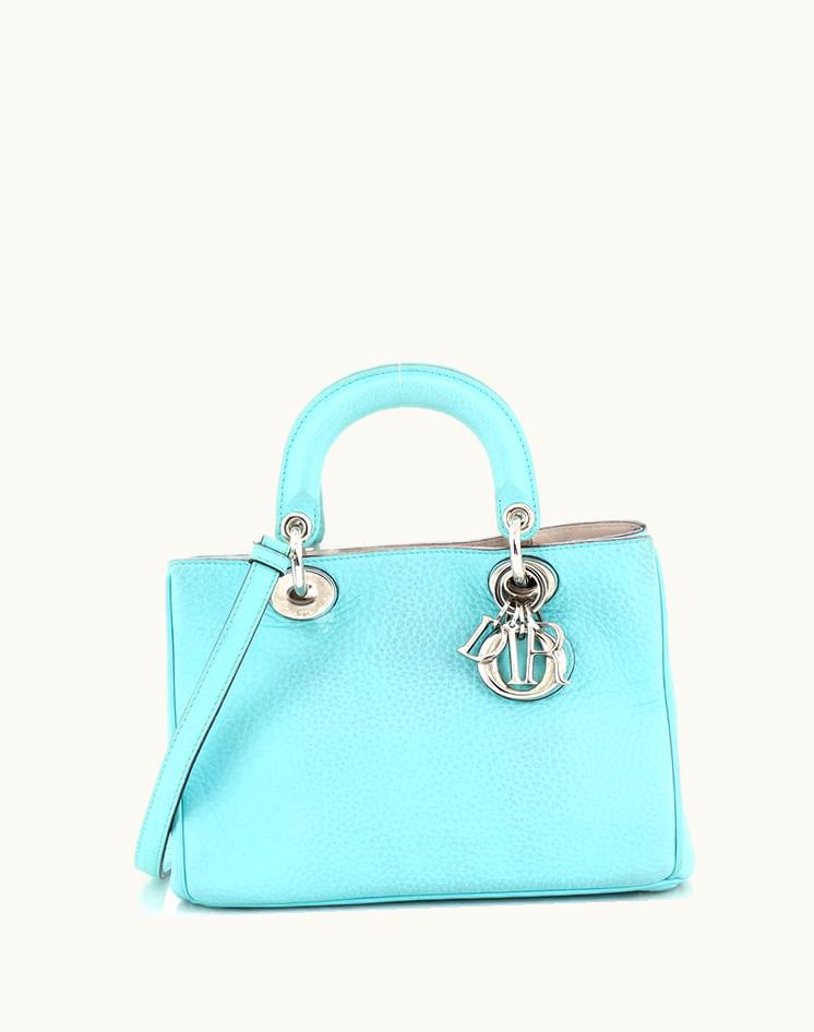 Dior Diorissimo Tote Pebbled Leather Mini