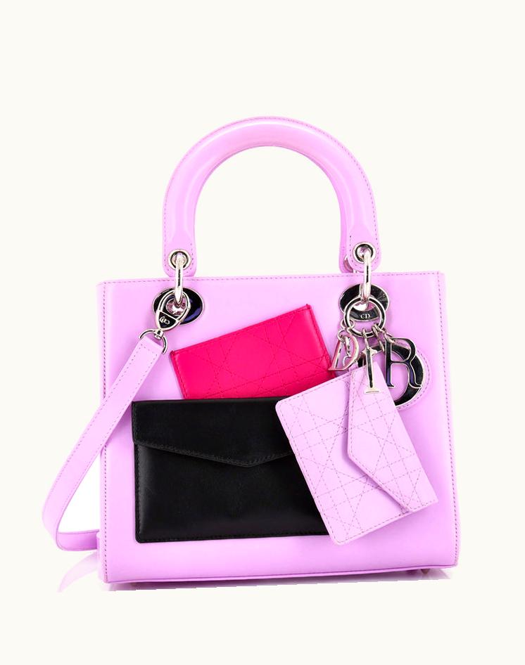 Dior Dior Pockets Lady Dior Bag Leather Medium