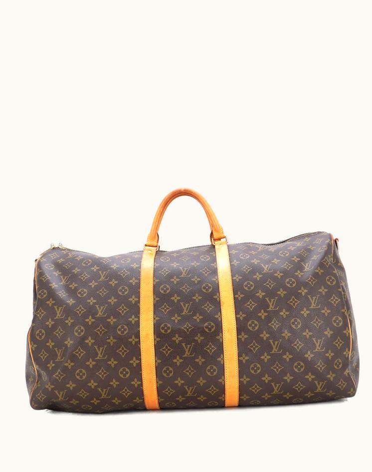 Louis Vuitton Louis Vuitton Keepall Bandouliere Bag Monogram Canvas 60 - Brown