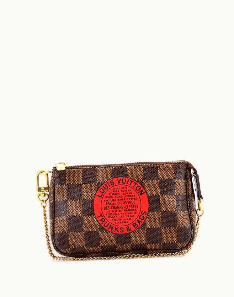 Louis Vuitton Louis Vuitton Pochette Accessoires Damier Mini Limited Edition Brown