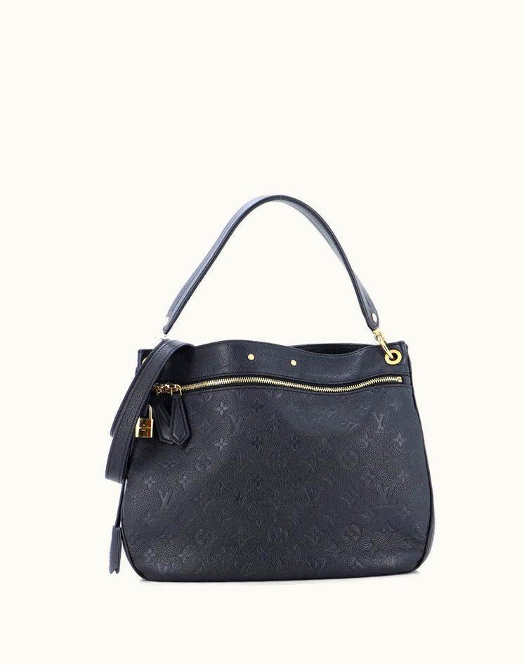 Louis Vuitton Louis Vuitton Spontini NM Handbag Monogram Empreinte Leather