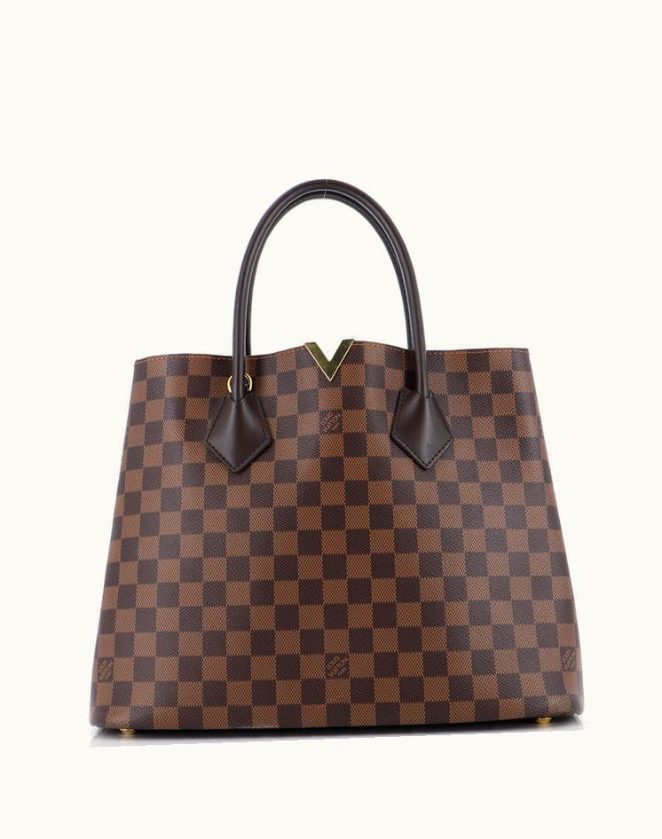 Louis Vuitton Louis Vuitton Kensington Handbag Damier Brown Coated Canvas Gold Hardware