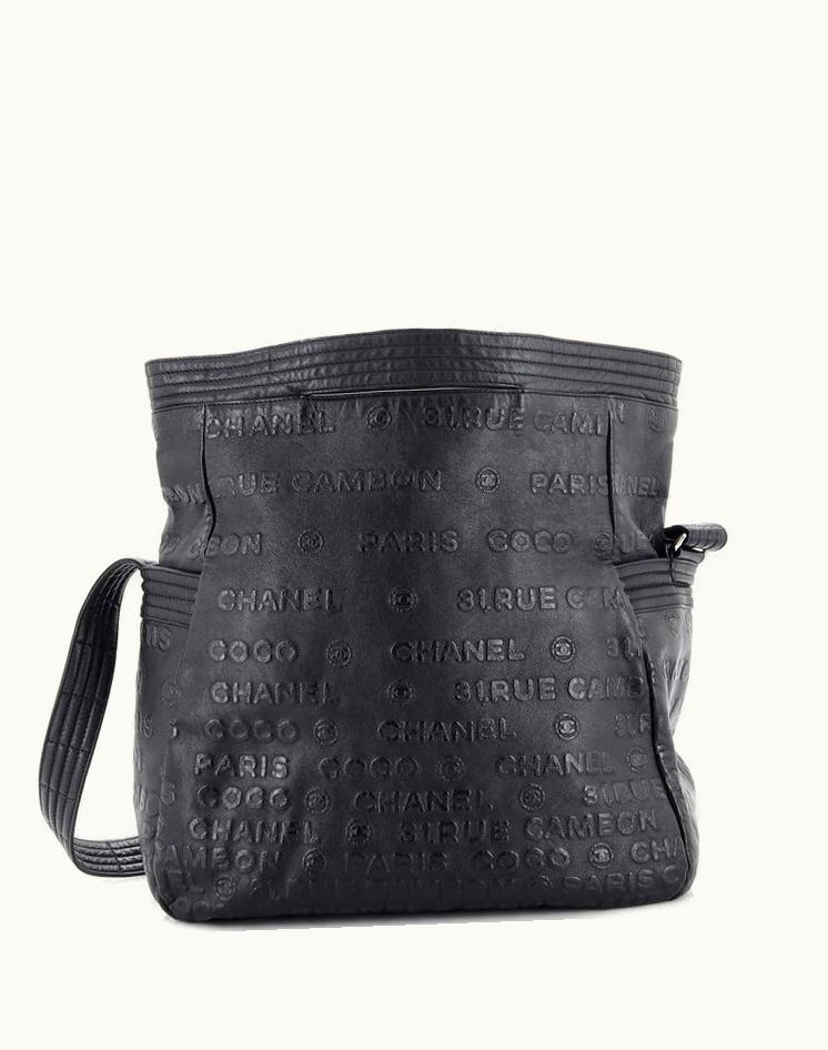 Chanel Chanel Unlimited Messenger Bag Embossed Leather Large