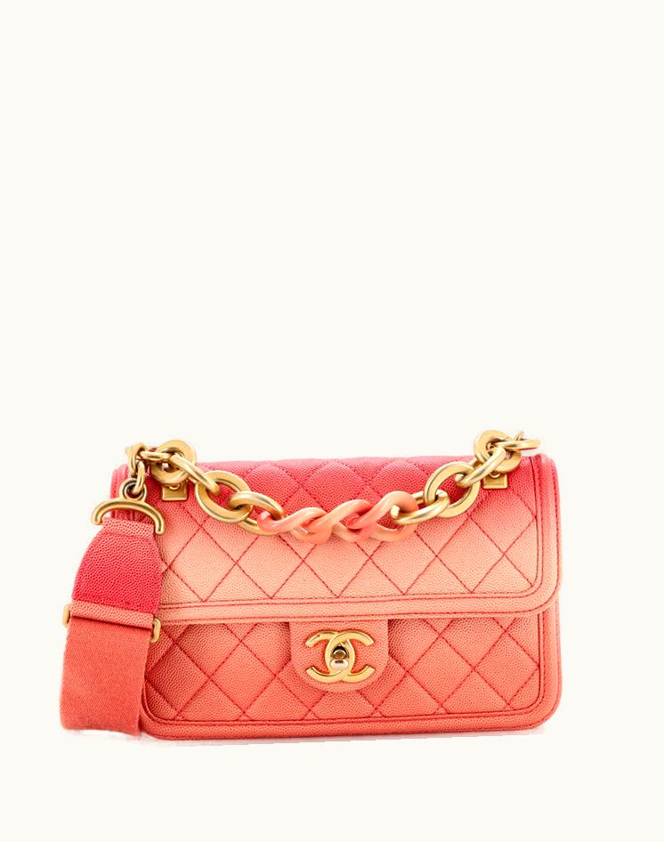 Chanel Chanel Sunset On The Sea Flap Bag Quilted Caviar Small