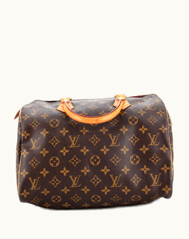Louis Vuitton Louis Vuitton Speedy Handbag Monogram Canvas 30 in Brown