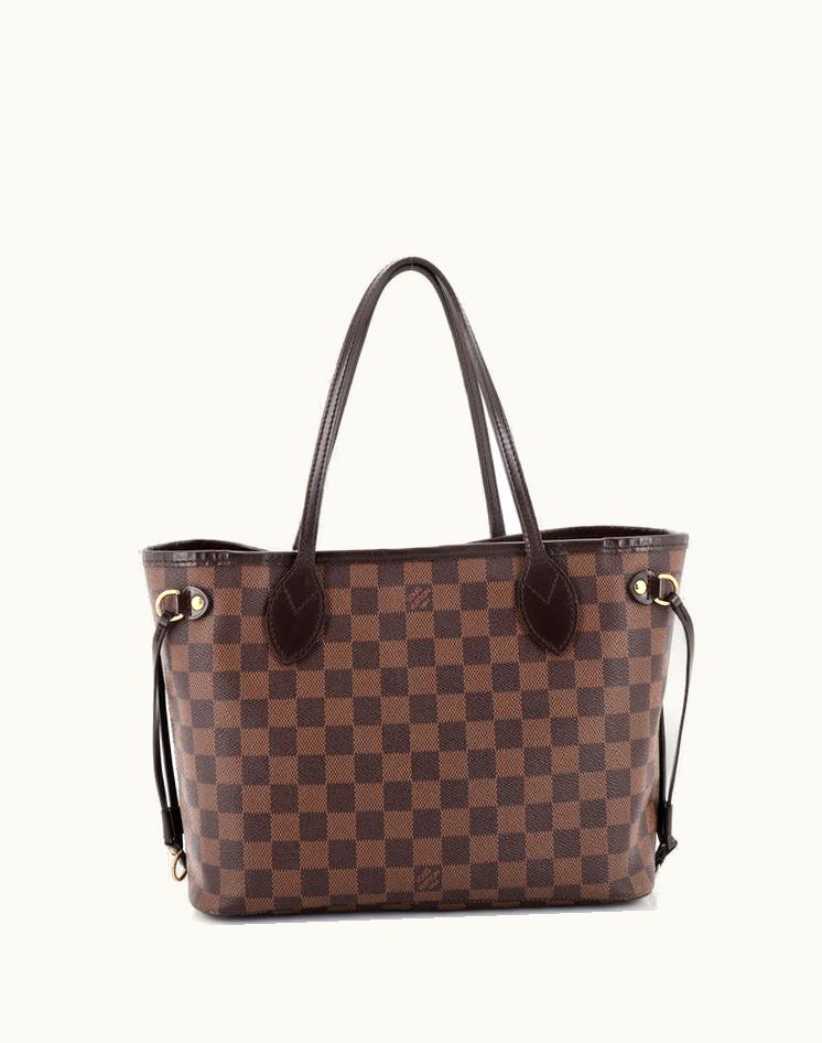 Louis Vuitton Louis Vuitton Neverfull Tote Damier PM Canvas Coated Brown Luxury Handbag
