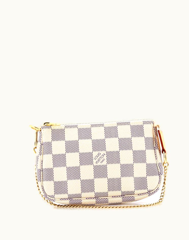 Louis Vuitton Louis Vuitton Damier Mini Pochette Accessoires White