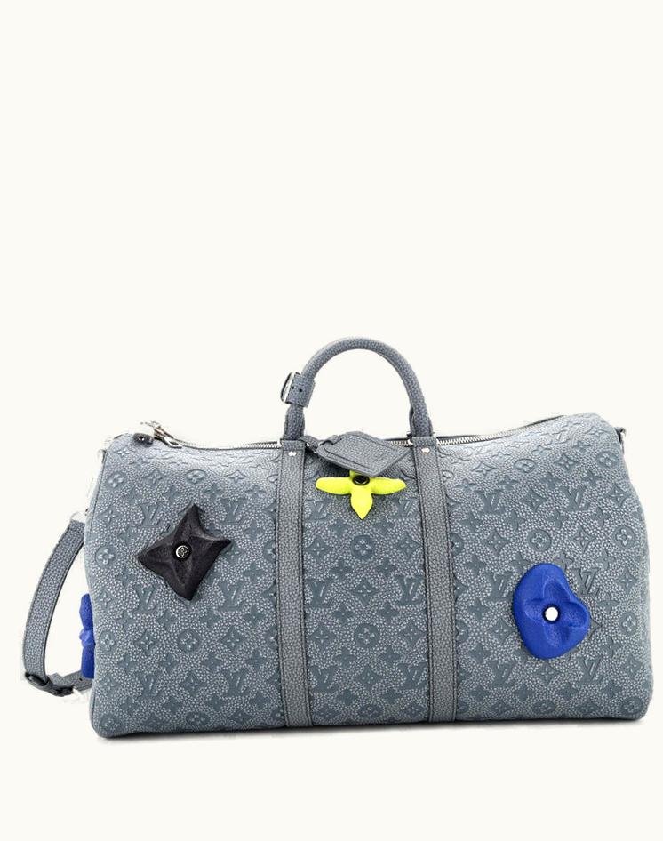 Louis Vuitton Louis Vuitton Climbing Keepall Bandouliere Bag Limited Edition Monogram Taurillon Leather With Acrylic 50