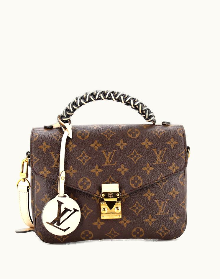 Louis Vuitton Louis Vuitton Metis Braided Handle Monogram Canvas Pochette in Brown