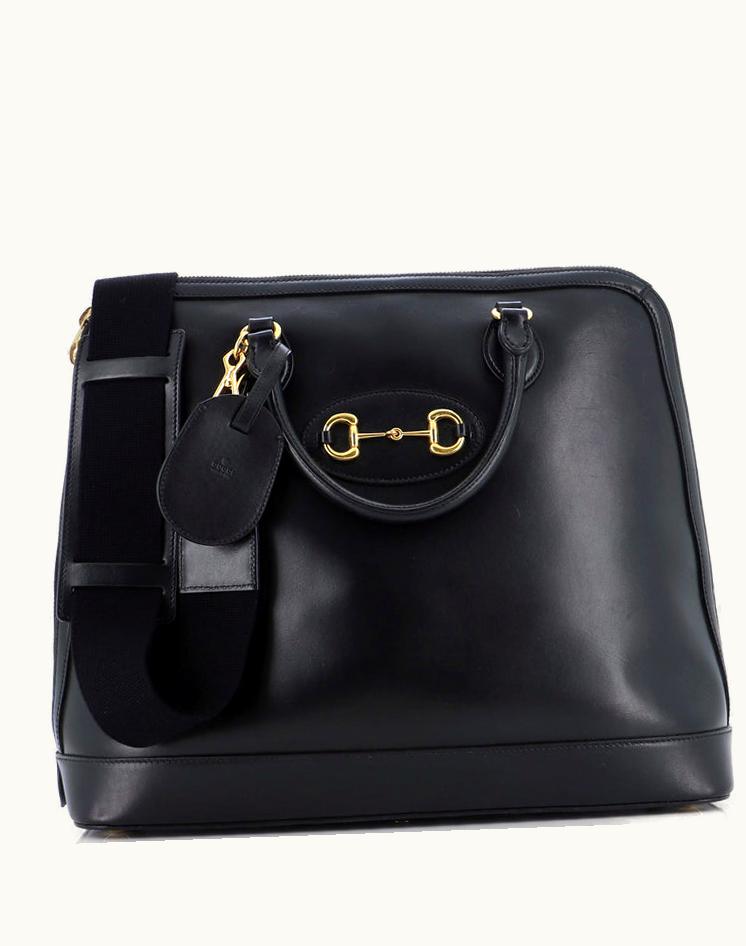 Gucci Gucci Horsebit 1955 Duffle Bag Leather Large
