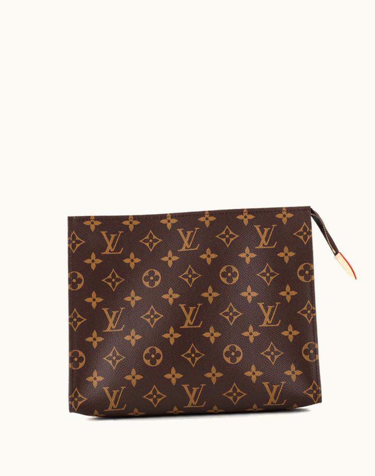 Louis Vuitton Louis Vuitton Toiletry Pouch Monogram Canvas 26 Brown Coated Canvas