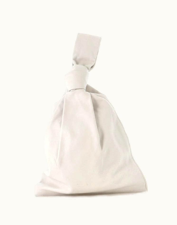 Bottega Veneta Bottega Veneta BV Twist Bag Leather White Luxe