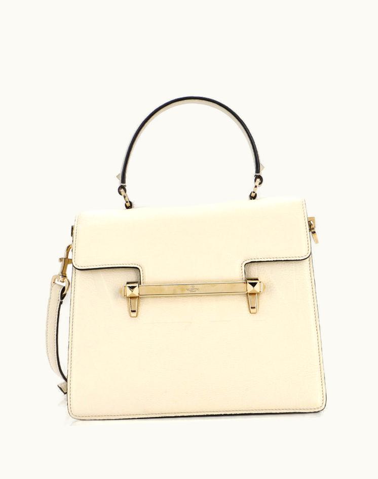 Valentino Valentino Vltn Uptown Top Handle Leather