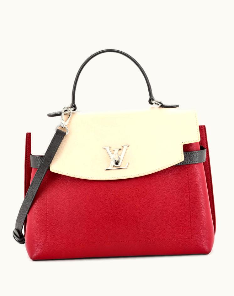 Louis Vuitton Louis Vuitton Lockme Ever Handbag Leather BB Multicolor Red
