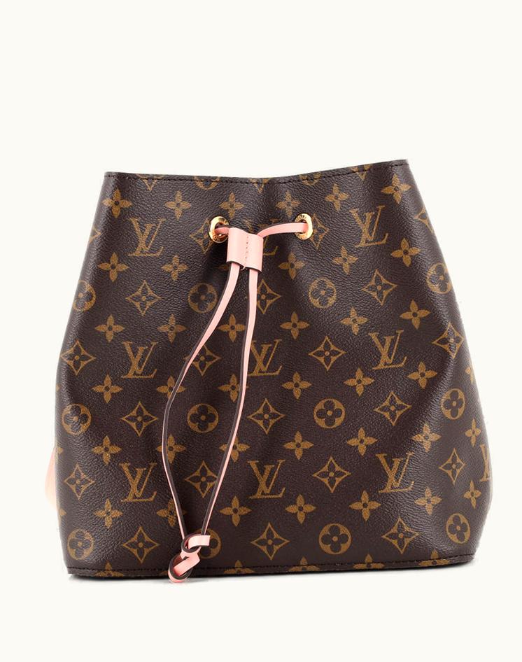 Louis Vuitton Louis Vuitton NeoNoe Handbag Monogram Canvas MM Brown Gold