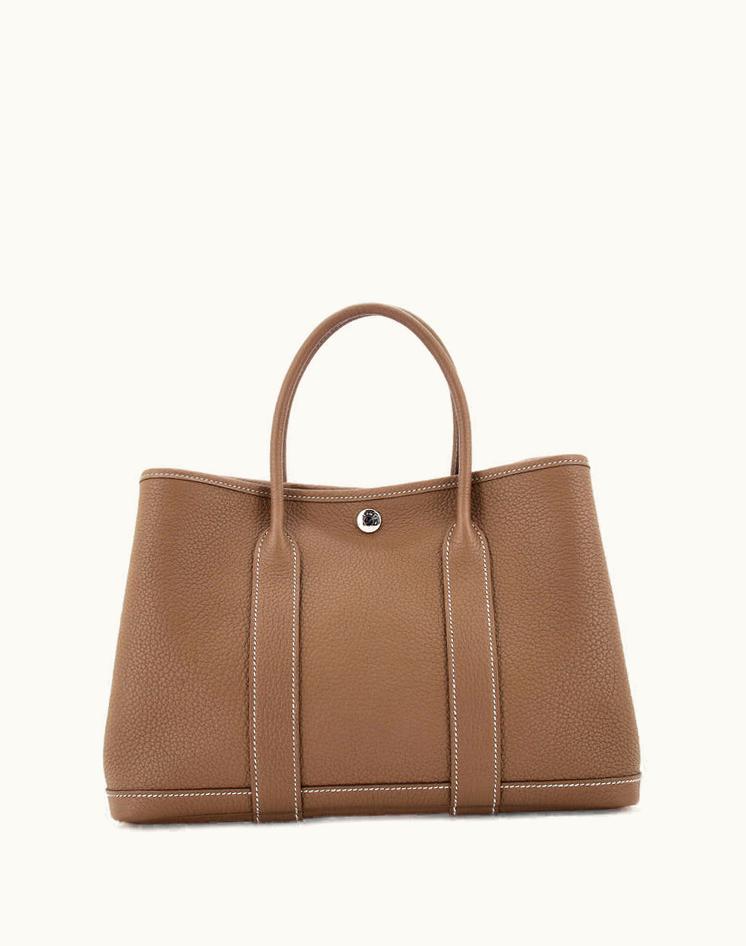 Hermès Hermès Garden Party Tote Leather 30 Luxury Tote Bag Brown