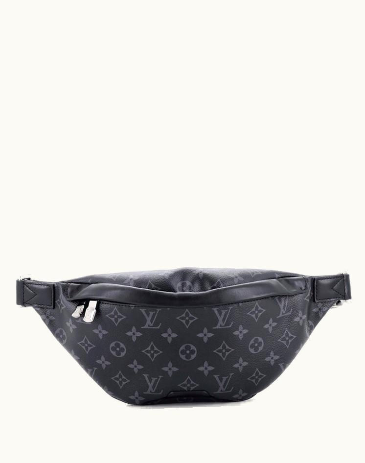 Louis Vuitton Louis Vuitton Discovery Bumbag Monogram Eclipse Canvas Coated Canvas Black Gun Metal