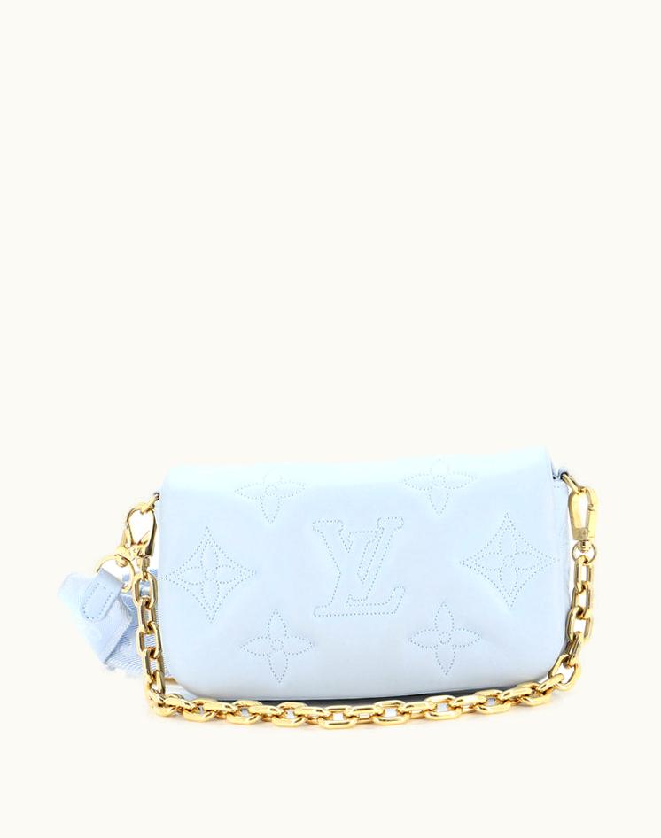 Louis Vuitton Louis Vuitton Wallet On Strap Bubblegram Leather
