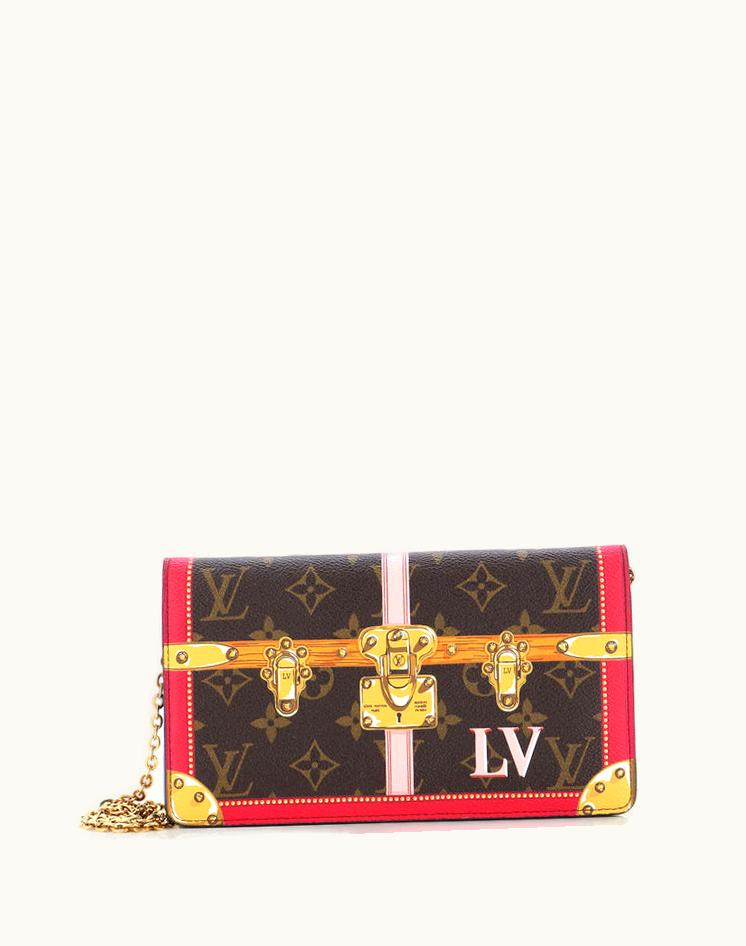 Louis Vuitton Louis Vuitton Weekend Pochette Limited Edition Summer Trunks Monogram Canvas