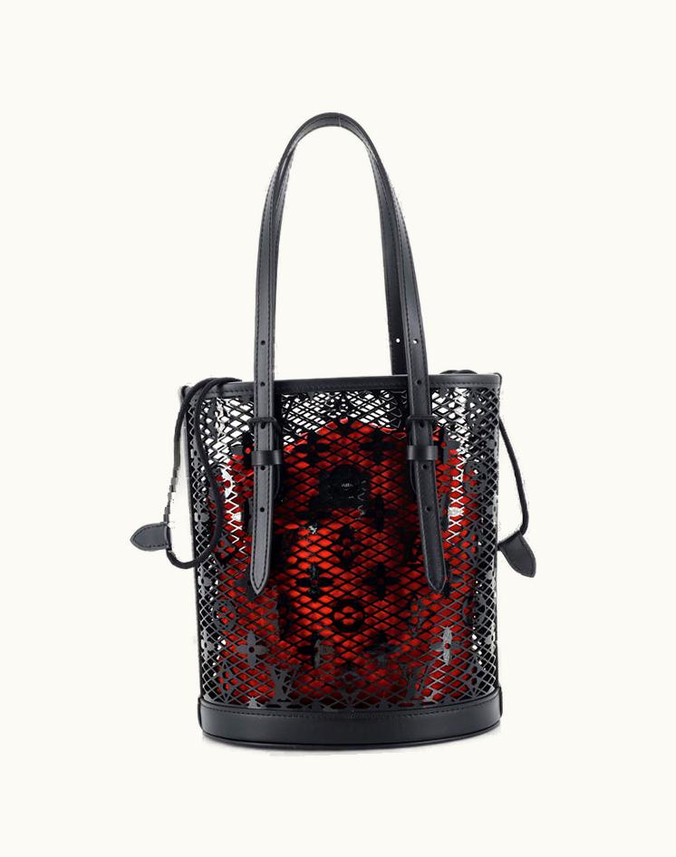 Louis Vuitton Louis Vuitton Bucket Bag Monogram Lace Leather PM