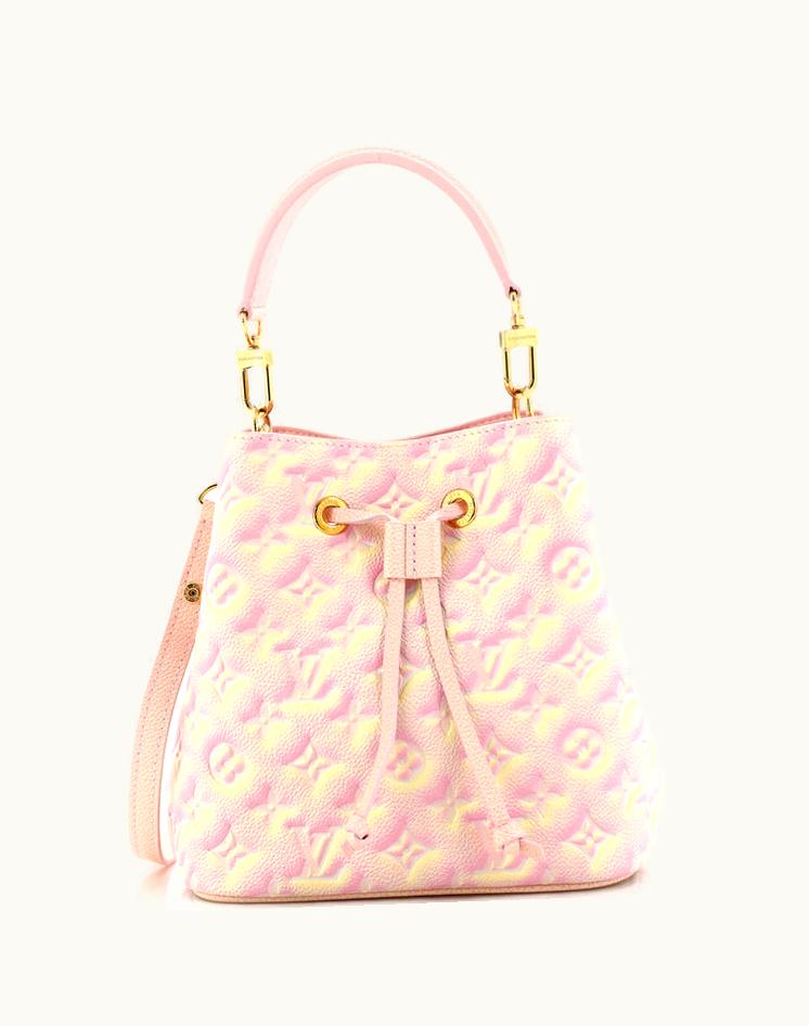 Louis Vuitton Louis Vuitton NeoNoe Handbag Stardust Monogram Empreinte Leather BB Multicolor Pink