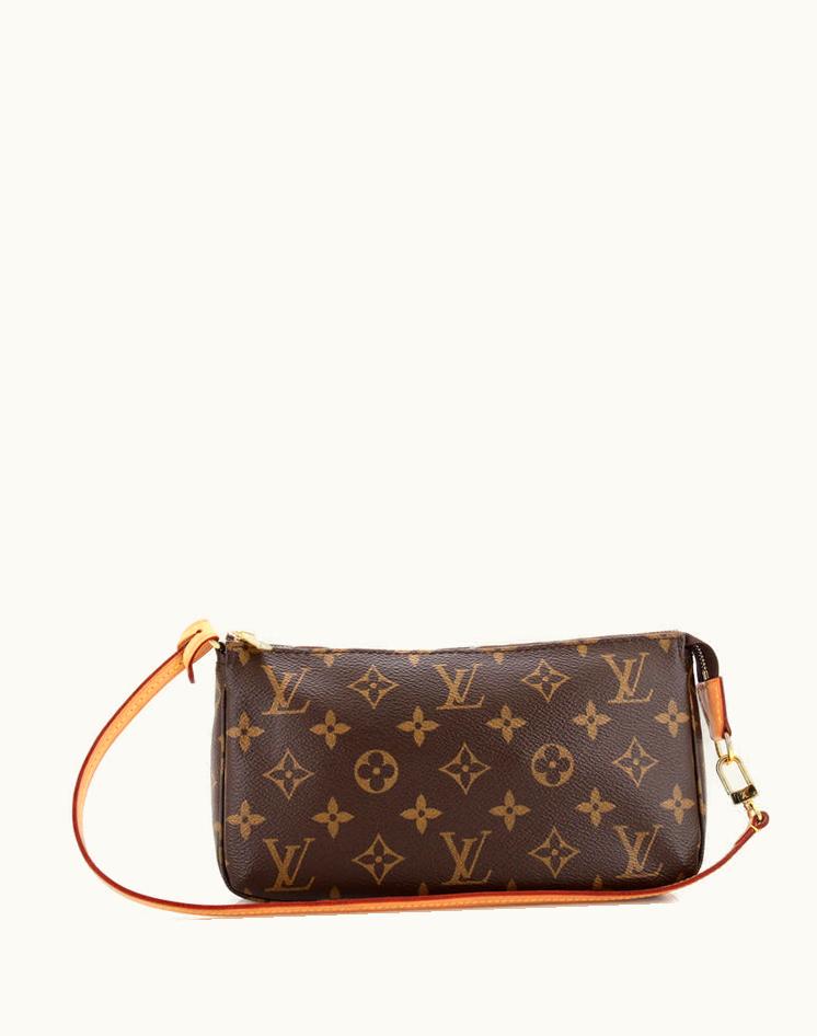 Louis Vuitton Louis Vuitton Pochette Accessoires NM Monogram Canvas Crossbody Bag Brown