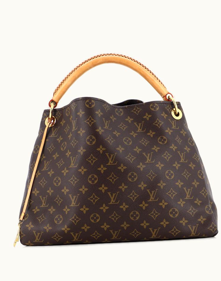 Louis Vuitton Louis Vuitton Artsy Handbag Monogram Canvas MM in Brown/Gold