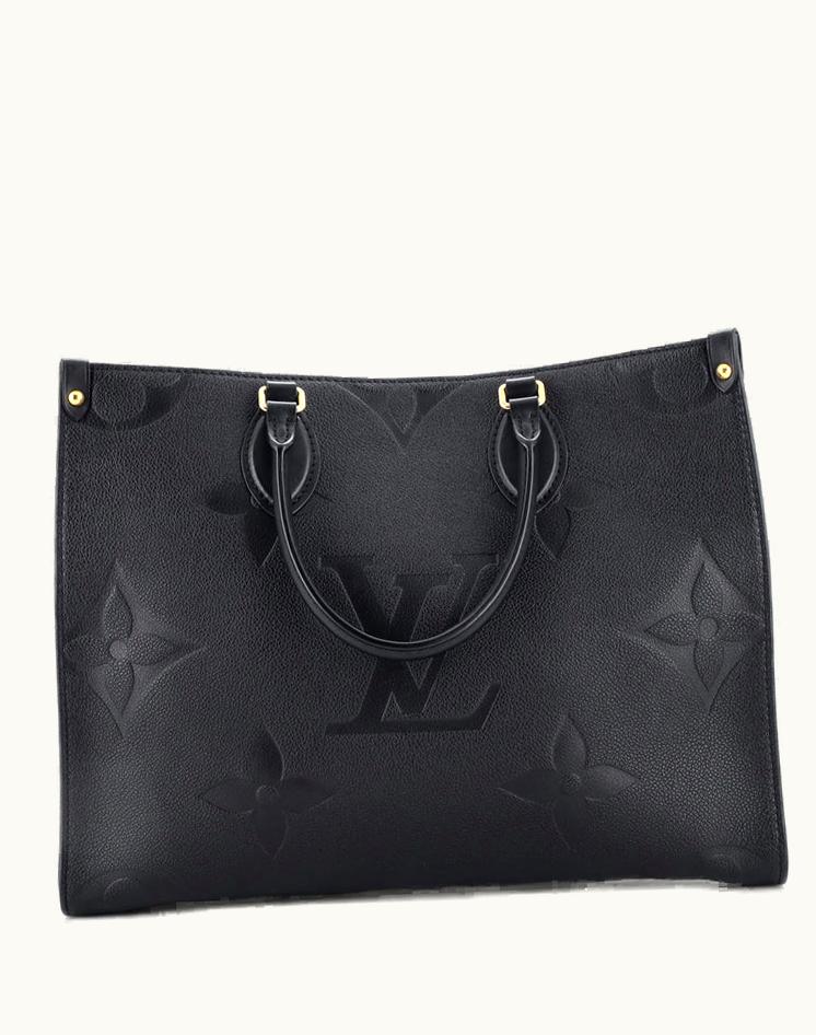 Louis Vuitton Louis Vuitton OnTheGo Tote Monogram Empreinte Giant MM Black/Orange
