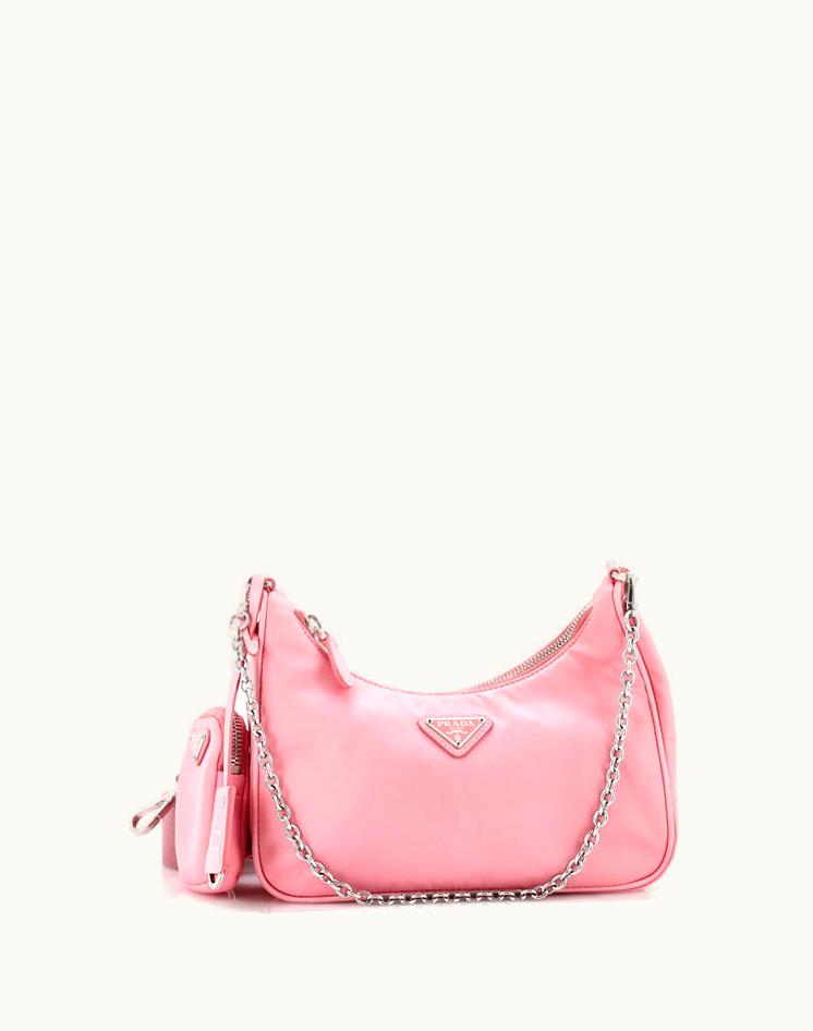 Prada Prada Re-Edition 2005 Shoulder Bag Tessuto Small Nylon Pink
