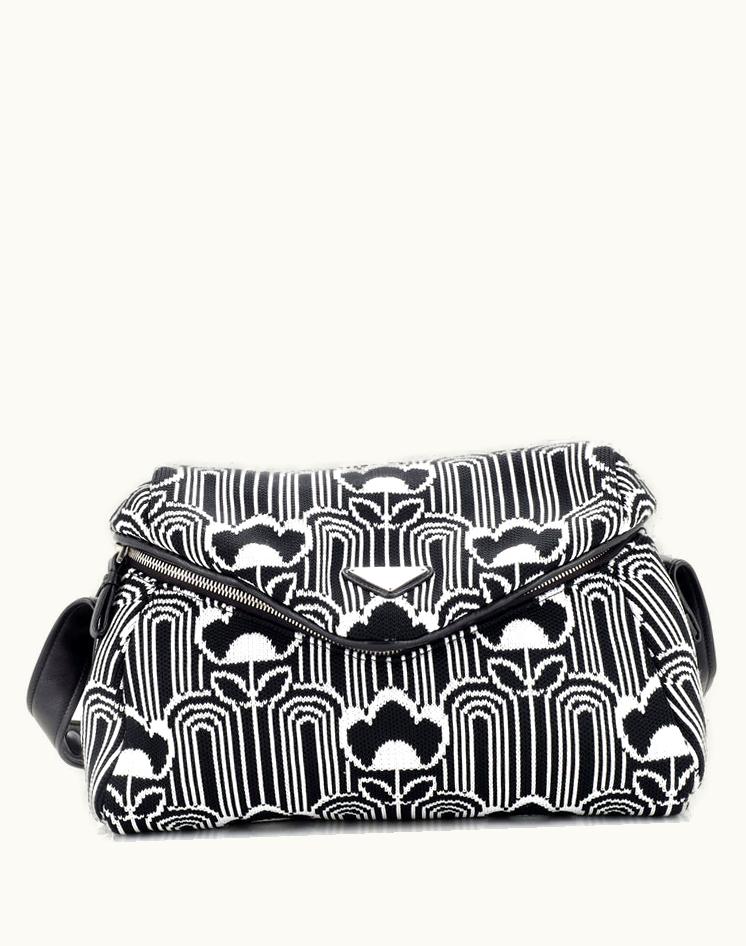 Prada Prada Signaux Shoulder Bag Jacquard Knit Medium