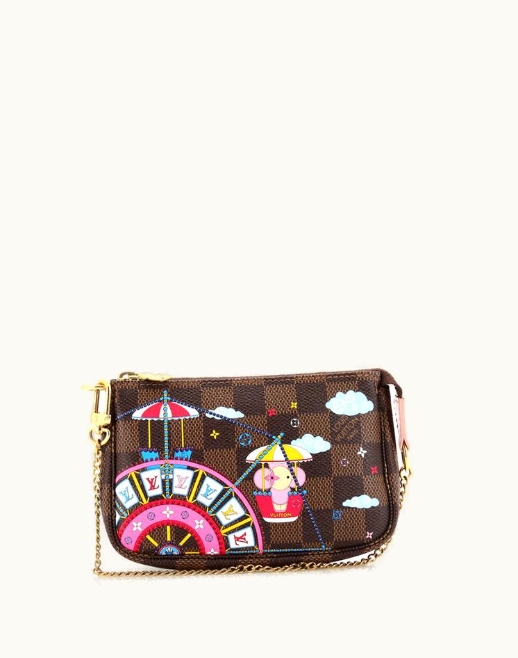 Louis Vuitton Louis Vuitton Pochette Accessoires Limited Edition Vivienne Xmas Damier Mini