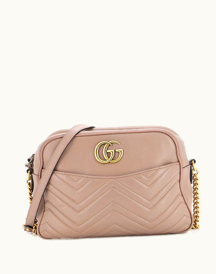 Gucci Gucci GG Marmont Shoulder Bag Matelasse Leather Medium