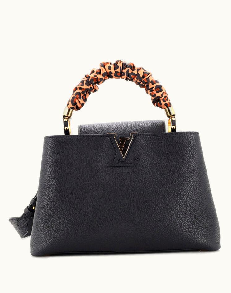 Louis Vuitton Louis Vuitton Capucines Scrunchie Handle Bag Leather MM