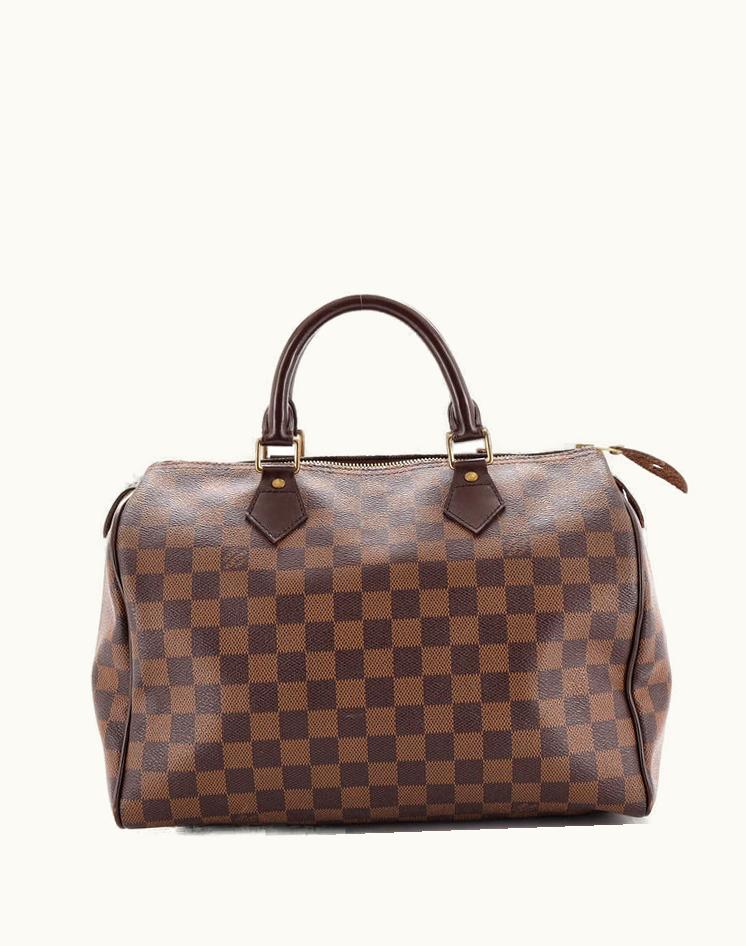 Louis Vuitton Louis Vuitton Speedy Handbag Damier 30 Monogram Canvas Brown